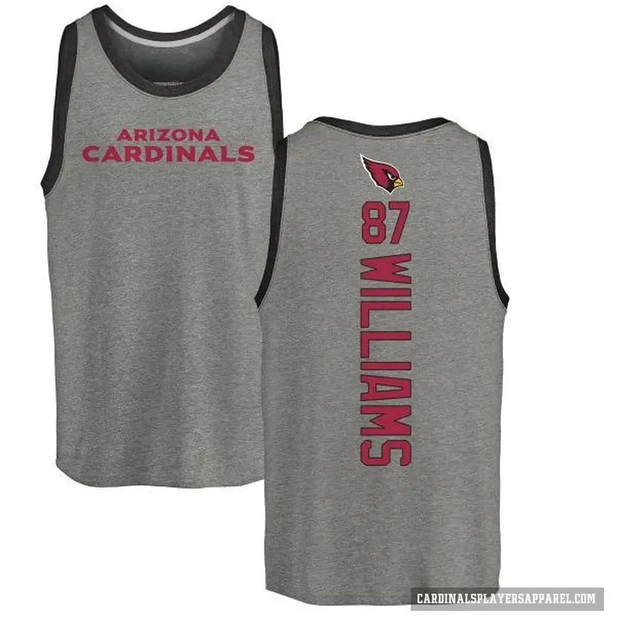 Men's ＃87 Maxx Williams Arizona Cardinals Ash Backer Tank Top