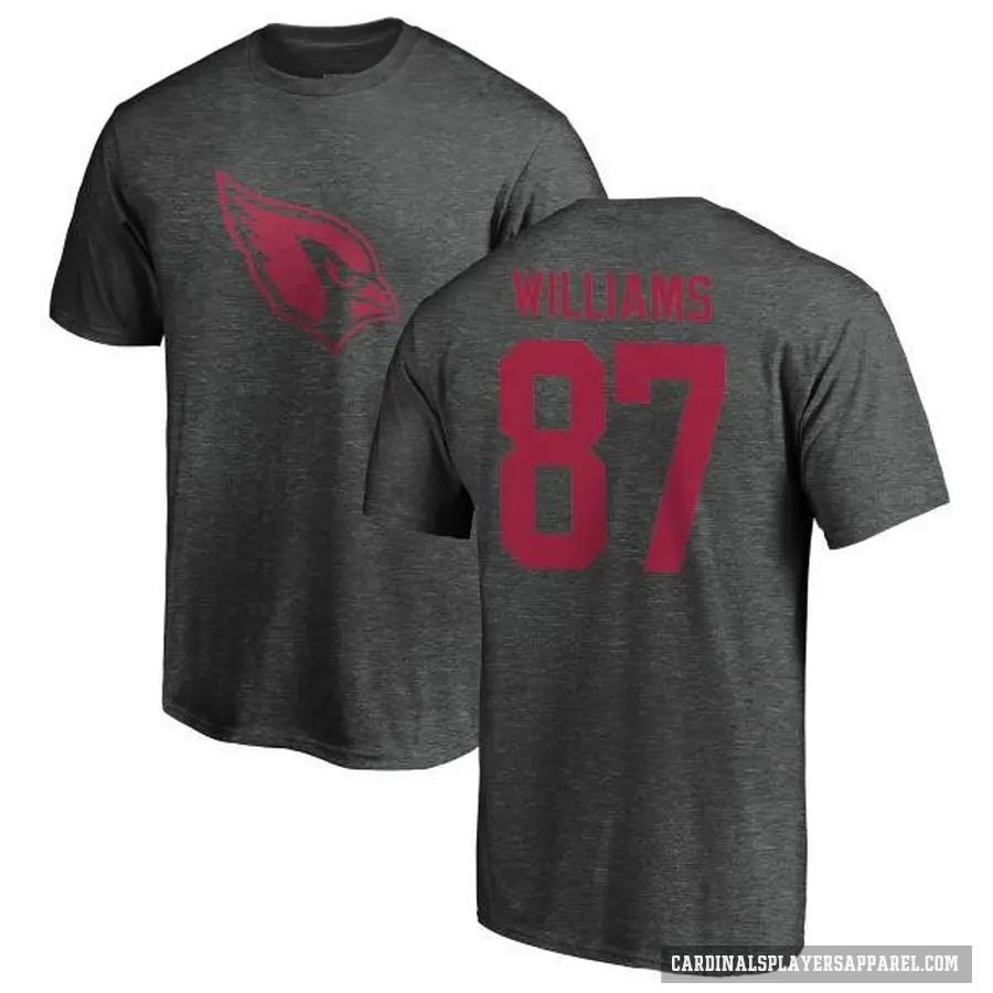 Men's ＃87 Maxx Williams Arizona Cardinals Ash One Color T-Shirt