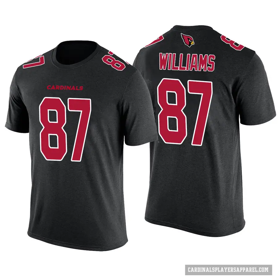 Men's ＃87 Maxx Williams Arizona Cardinals Black Color Rush T-Shirt