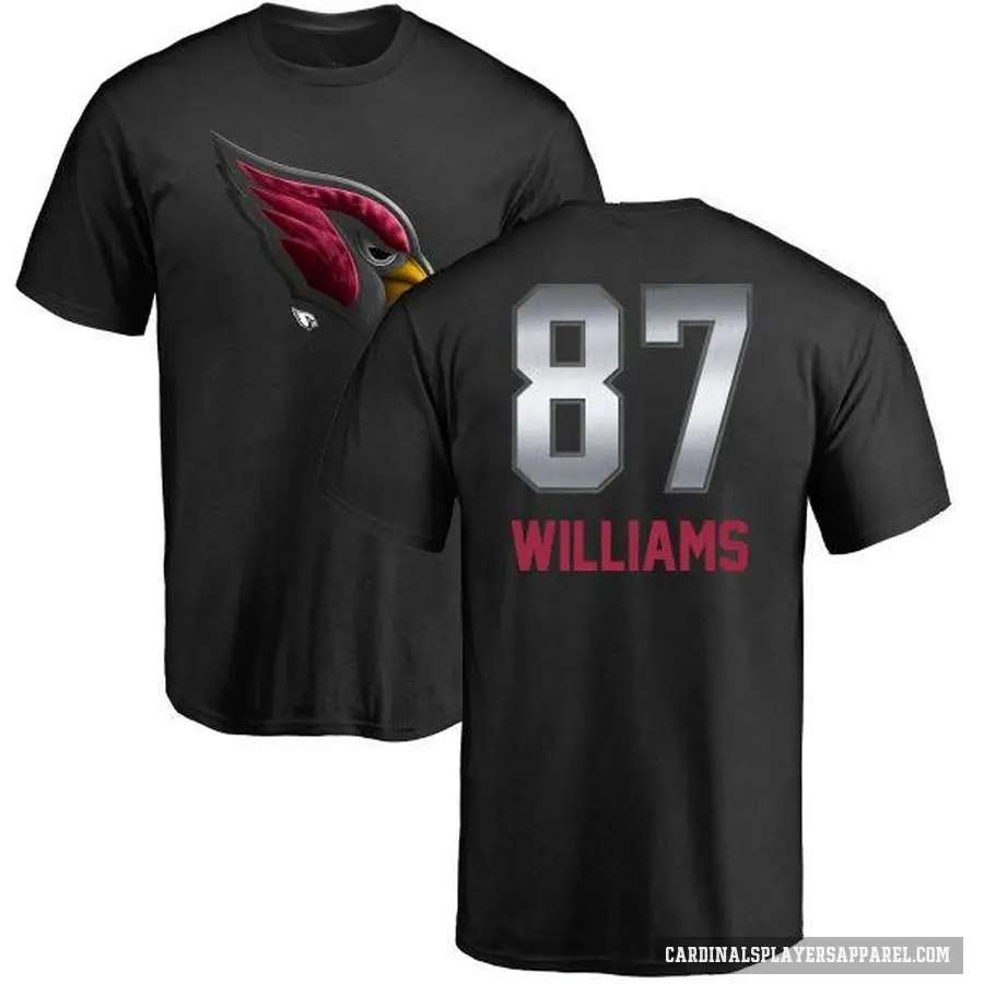 Men's ＃87 Maxx Williams Arizona Cardinals Black Midnight Mascot T-Shirt