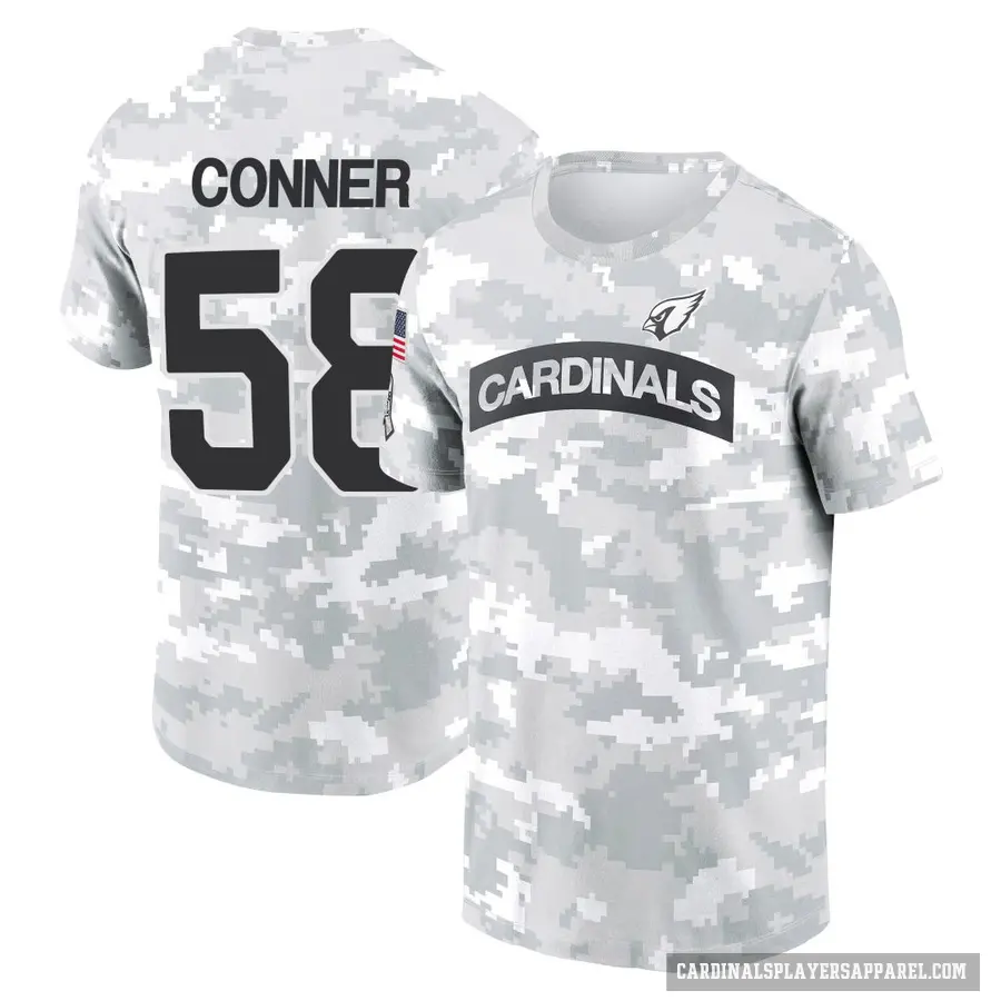 Youth ＃58 Hayden Conner Arizona Cardinals Camo Arctic 2024 Salute to Service Performance T-Shirt