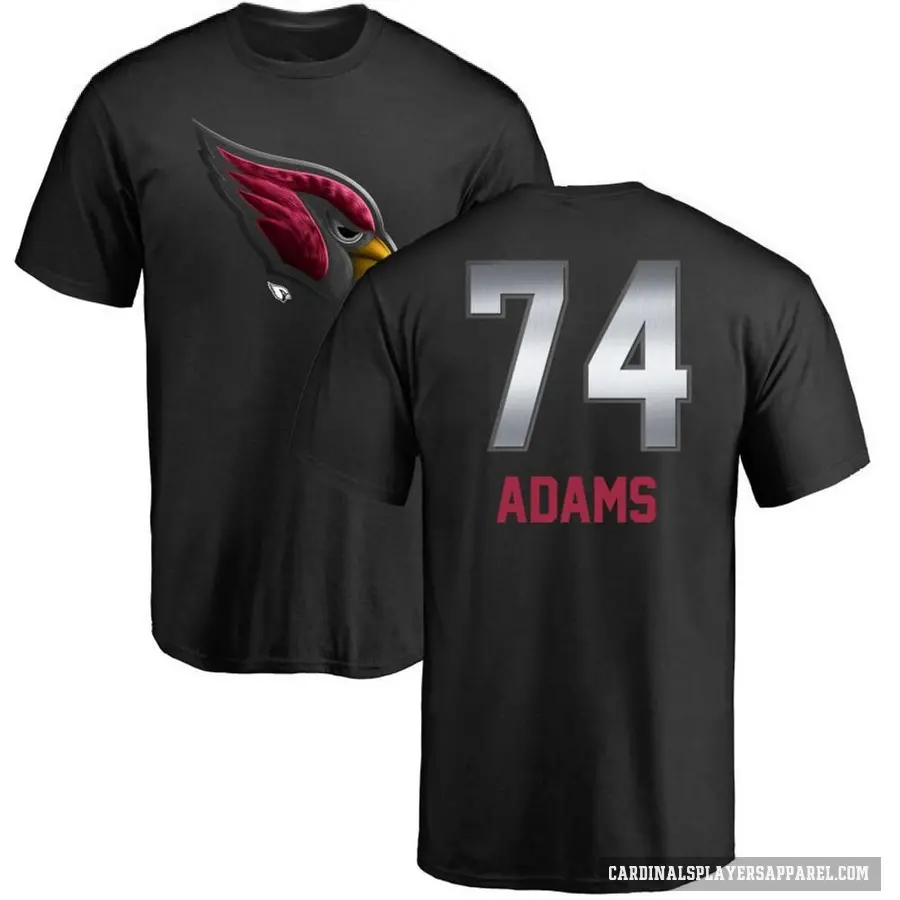 Youth ＃74 Isaiah Adams Arizona Cardinals Black Midnight Mascot T-Shirt