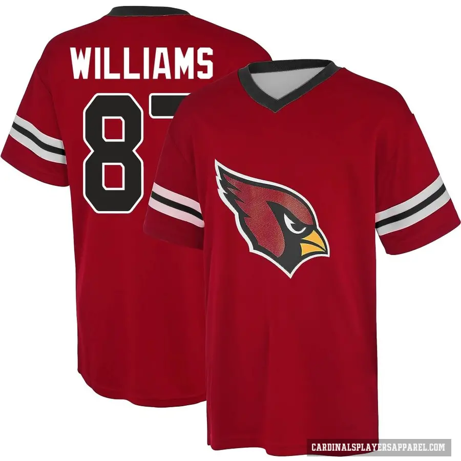Youth ＃87 Maxx Williams Arizona Cardinals Red Game Day V-Neck T-Shirt